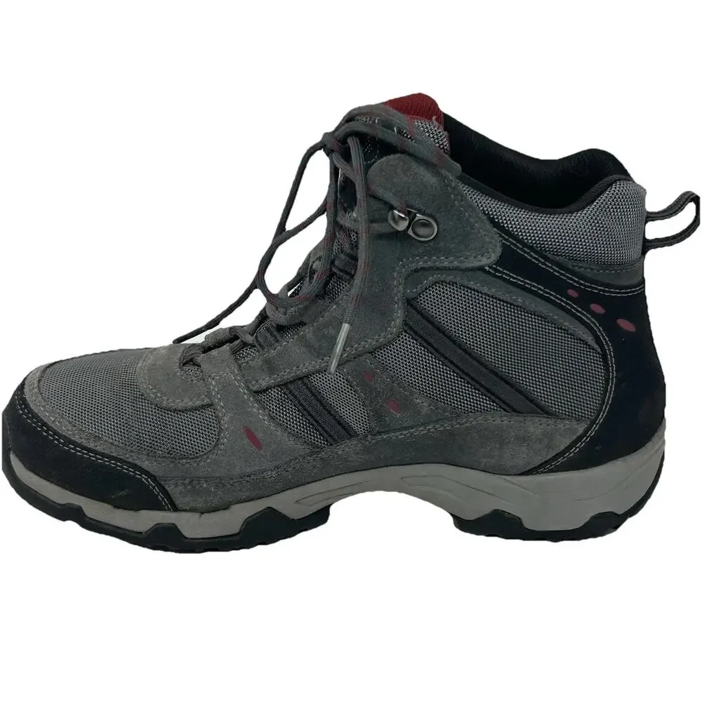 L.L. Bean Men's Hiking Boots Size‎ 9 Gray Suede Tek 2.5 Waterproof Ankle 299636